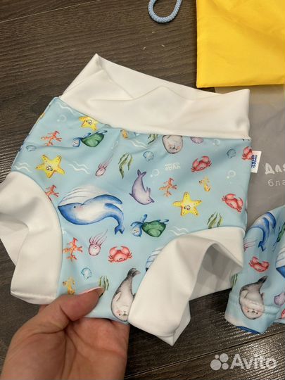Трусики для плавания многоразовые новые 80 86