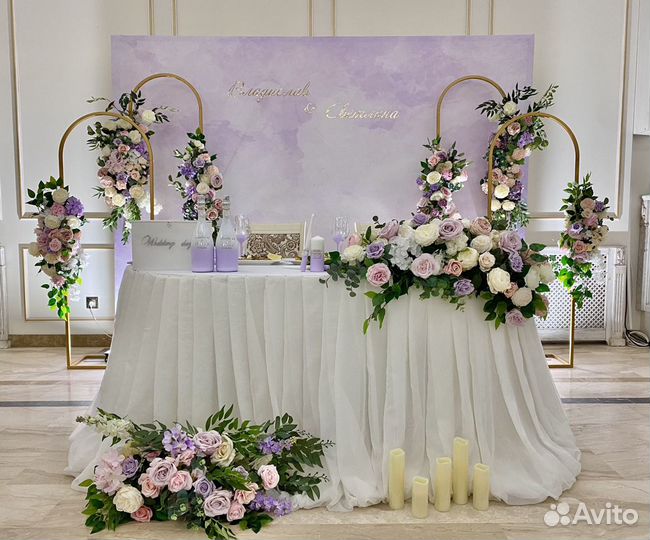 Оформление свадеб Декор зала и выездной регистраци
