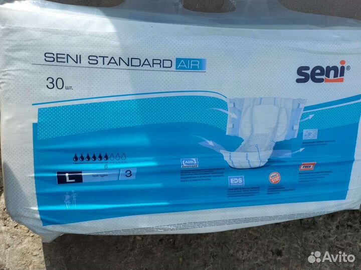 Памперсы для взрослых seni и senso (L)