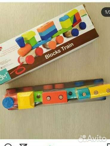 Паровоз конструктор- Монтессори