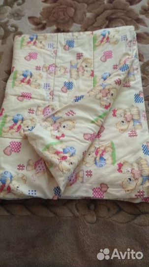 Одеяло детское теплое синтепон 3-6лет