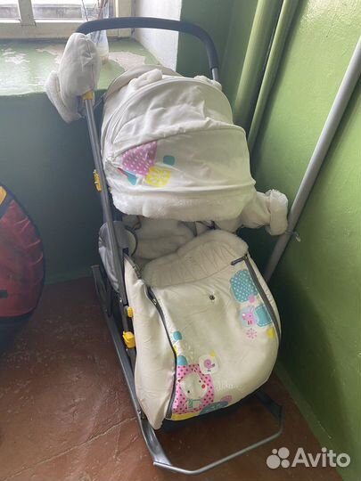 Коляска санки