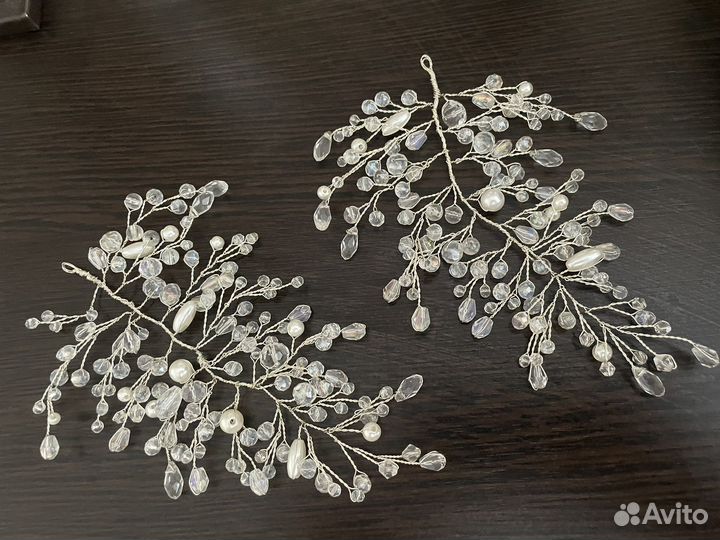 Свадебная веточка для волос