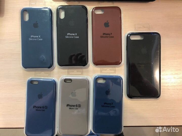 Чехлы для Silicon Case iPhone 6/7/7 plus/iPhone X