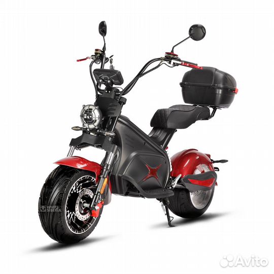 Электроскутер White Siberia Black Sea 5000W (Red)
