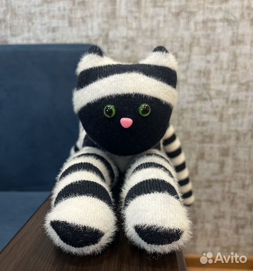 Кот игрушка, ручная работа
