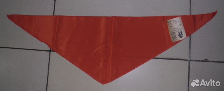 Галстук пионерский из СССР новый с этикеткой