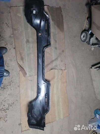 Накладка на задний бампер kia soul