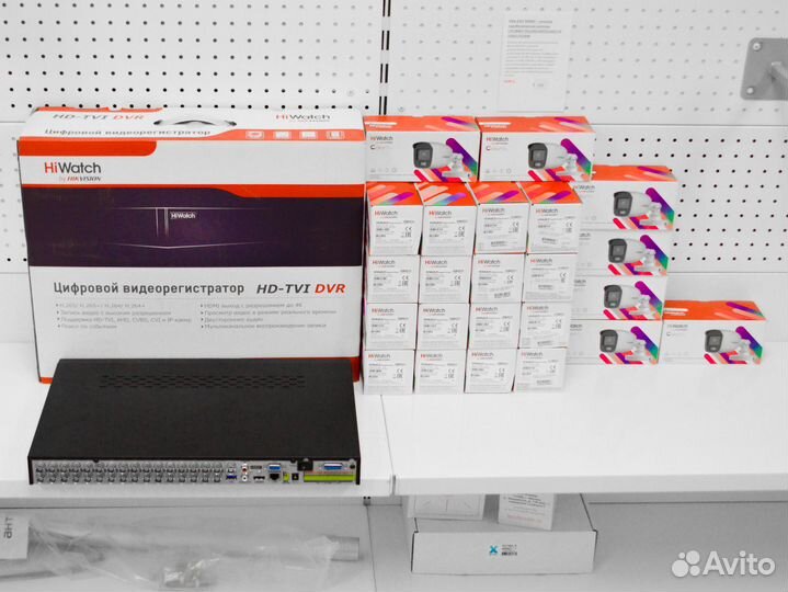 Уличное видеонаблюдение HiWatch 2MP ColorVu