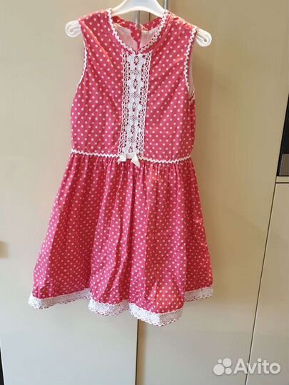 Платье летнее Hello kitty,р.150-152