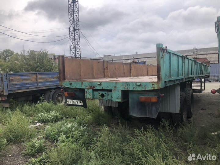 Полуприцеп бортовой ОДАЗ 9370, 1991