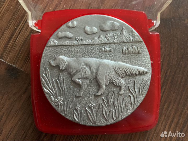 Медаль 100 лет Английский сеттер