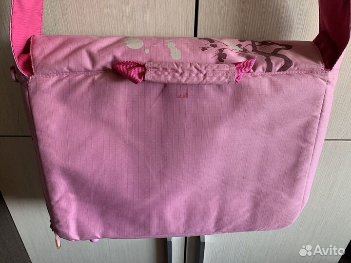 Cумка для ноутбука (гламурная) розовая