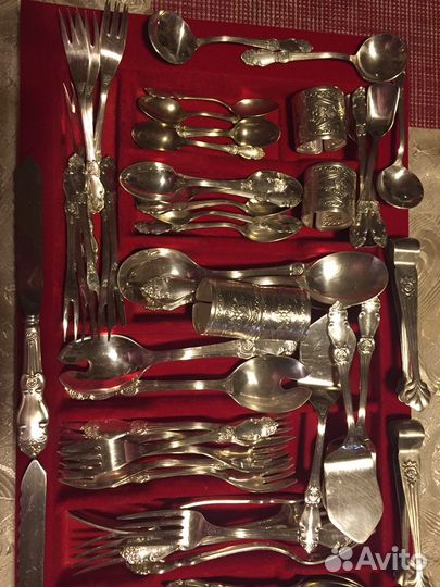 Столовые приборы из мельхиора Кольчугино новые