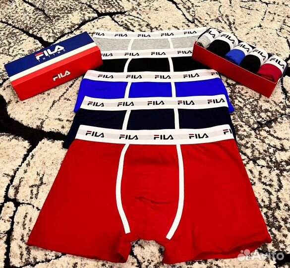 Трусы мужские боксеры fila