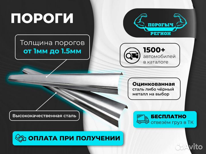 Кузовные пороги Mitsubishi