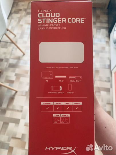 Гарнитура игровая hyperx Cloud Stinger Core for PC