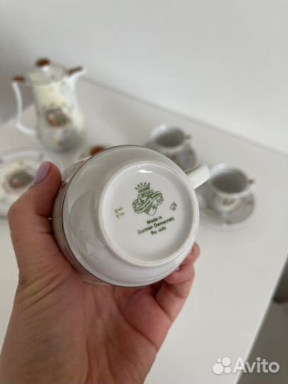 Кофейный сервиз Jlmenau “Мадонна», гдр