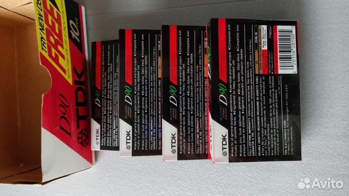 Аудиокассеты TDK D 90