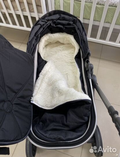 Коляска 3в1 Новая с автолюлькой (Black)