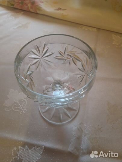 Креманки хрустальные 4 штуки