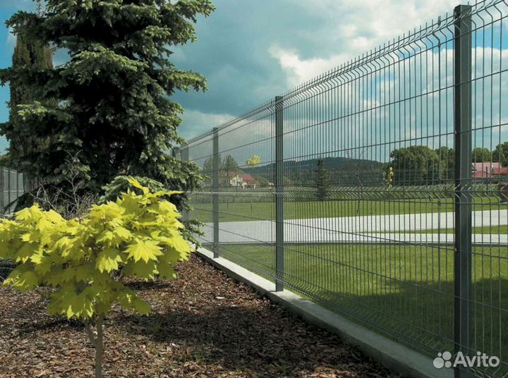 3Д сетка гиттер для забора