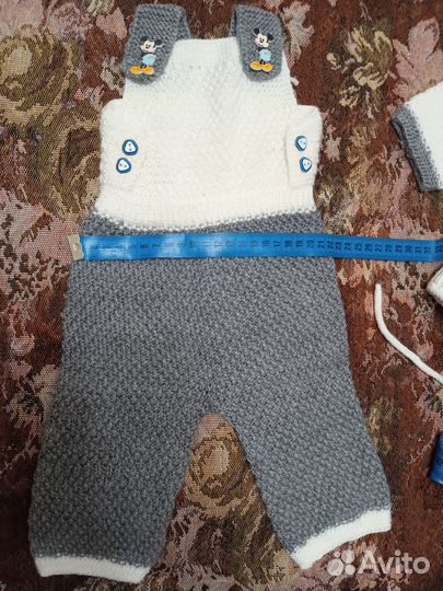 Детский демисезонный вязанный комплект