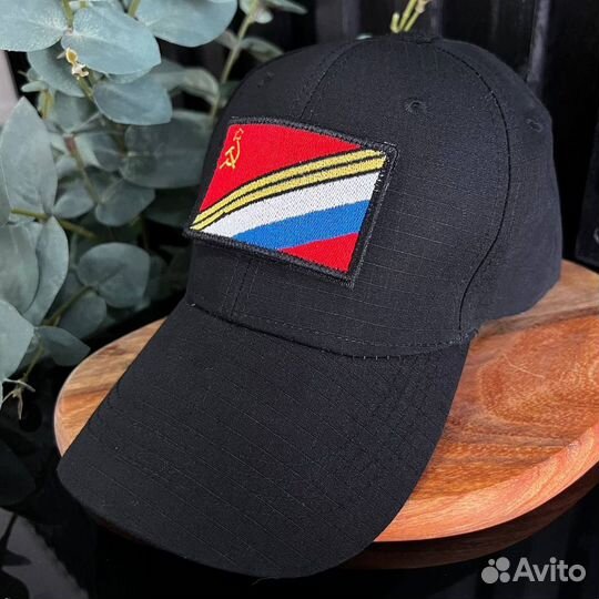 Бейсболка СССР Россия чёрная тактическая