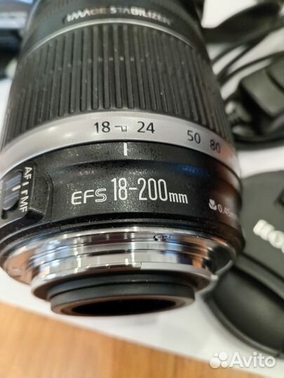 Фотоаппарат Canon eos 1100d, efs 18-200