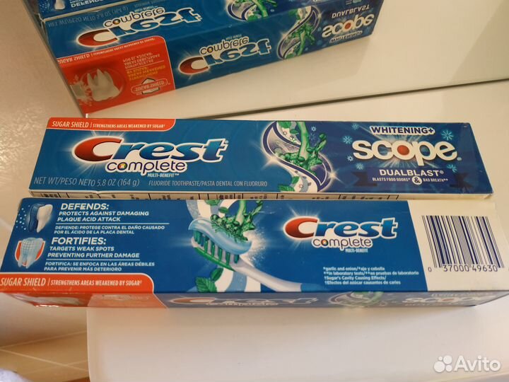 Зубная паста Crest Complete Extra Whitening Scope