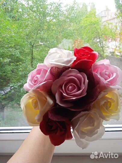 Мыльные букеты