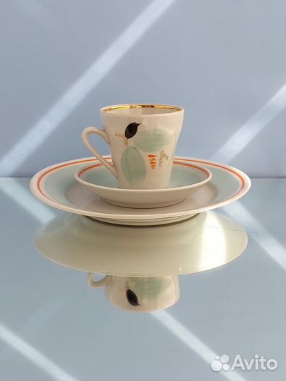 Сервиз кофейный,фарфор, Полонне