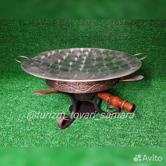 Садж на кованной подставке