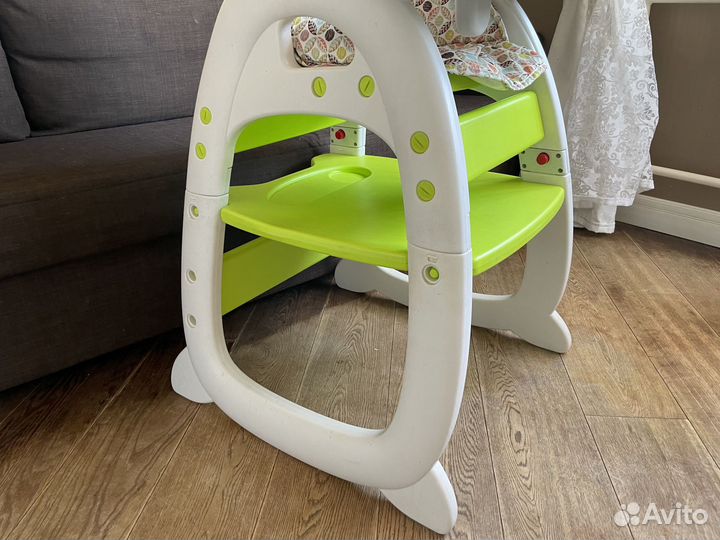 Стульчик для кормления babyton 2 в 1 трансформер
