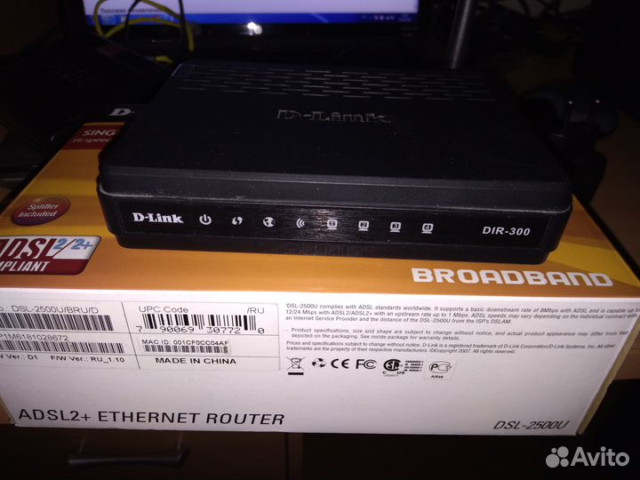 WI-FI роутер D-link DIR-300