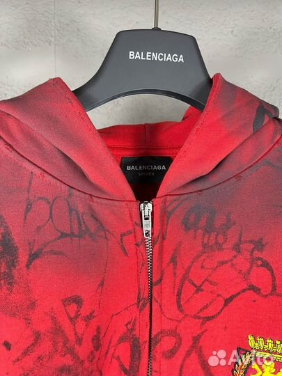 Balenciaga scater zip hoodie