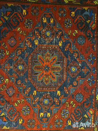 Ковер ручной работы шерстяной