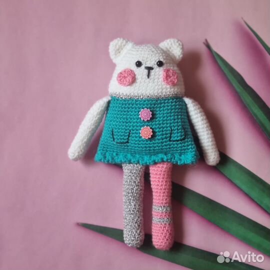 Кошечка вязанная