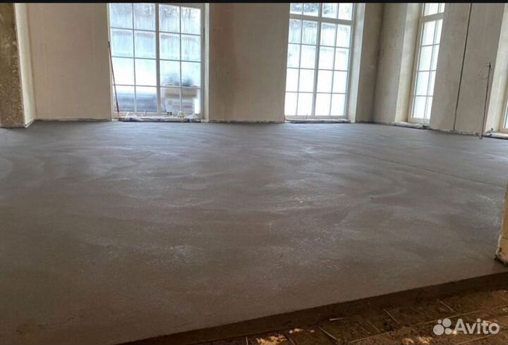 Полусухая стяжка пола