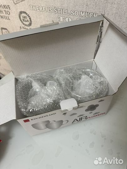 Кружка kuchenland двойное стекло