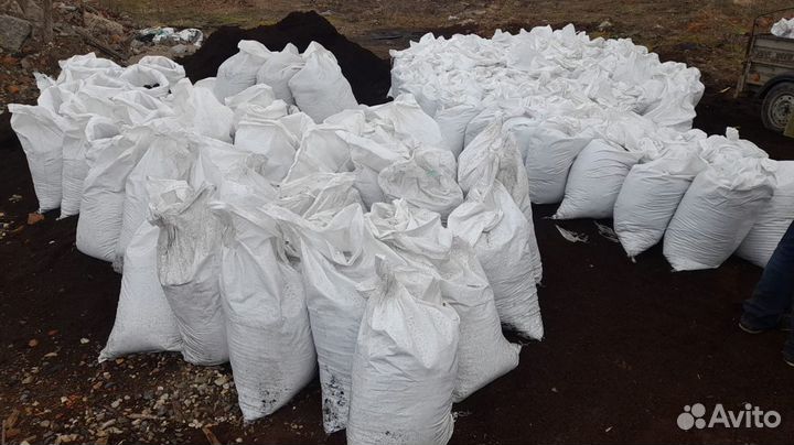 Торф в мешках