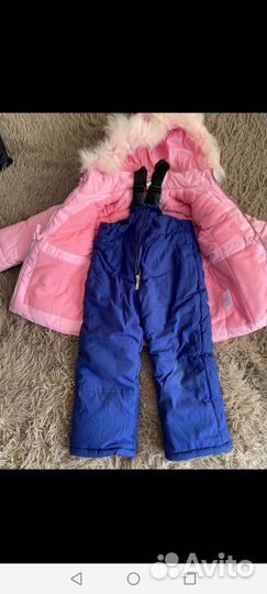 Зимний костюм для девочки 92 размер