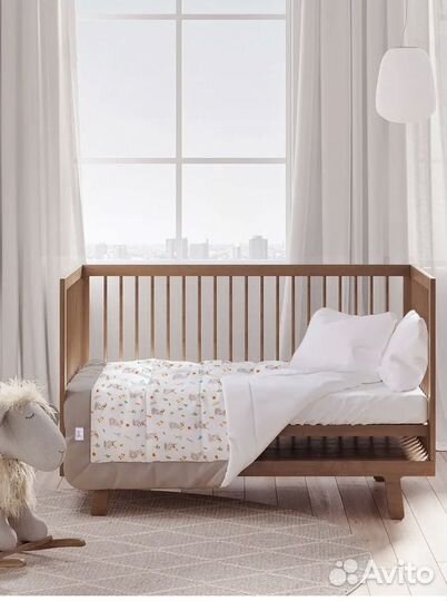 Бортики и одеяло в кроватку