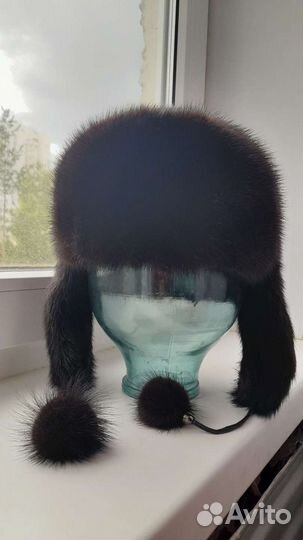 Шапка норковая женская