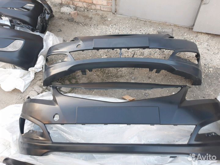 Бампер передний хендай солярис в наличие