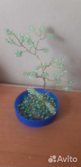 Деревья из бисера