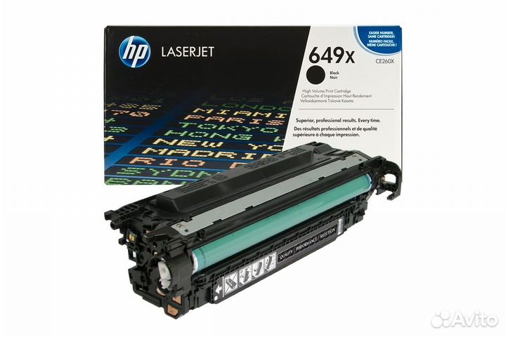 HP CE260X (649X) картридж черный (тех.упаковка)