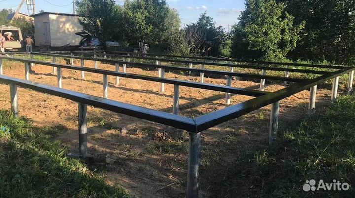 Винтовые сваи под ключ установка