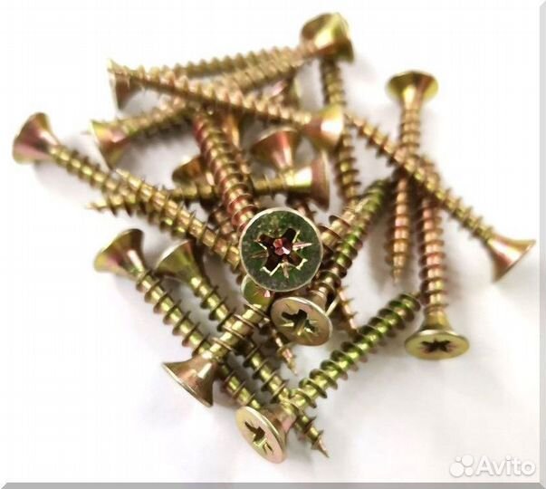 Саморез универсальный желтый цинк