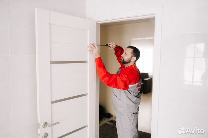 Межкомнатные двери Монтаж